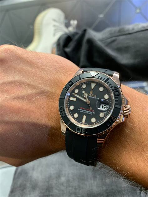 rolex yacht master rose gold review